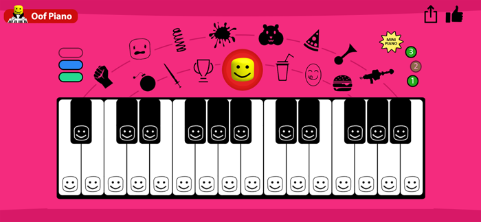 Oof Piano for Roblox